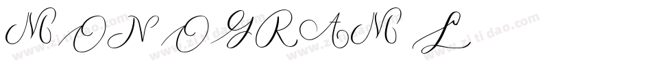 MONOGRAM L字体转换